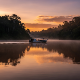 East Africa safari landscape at dawn