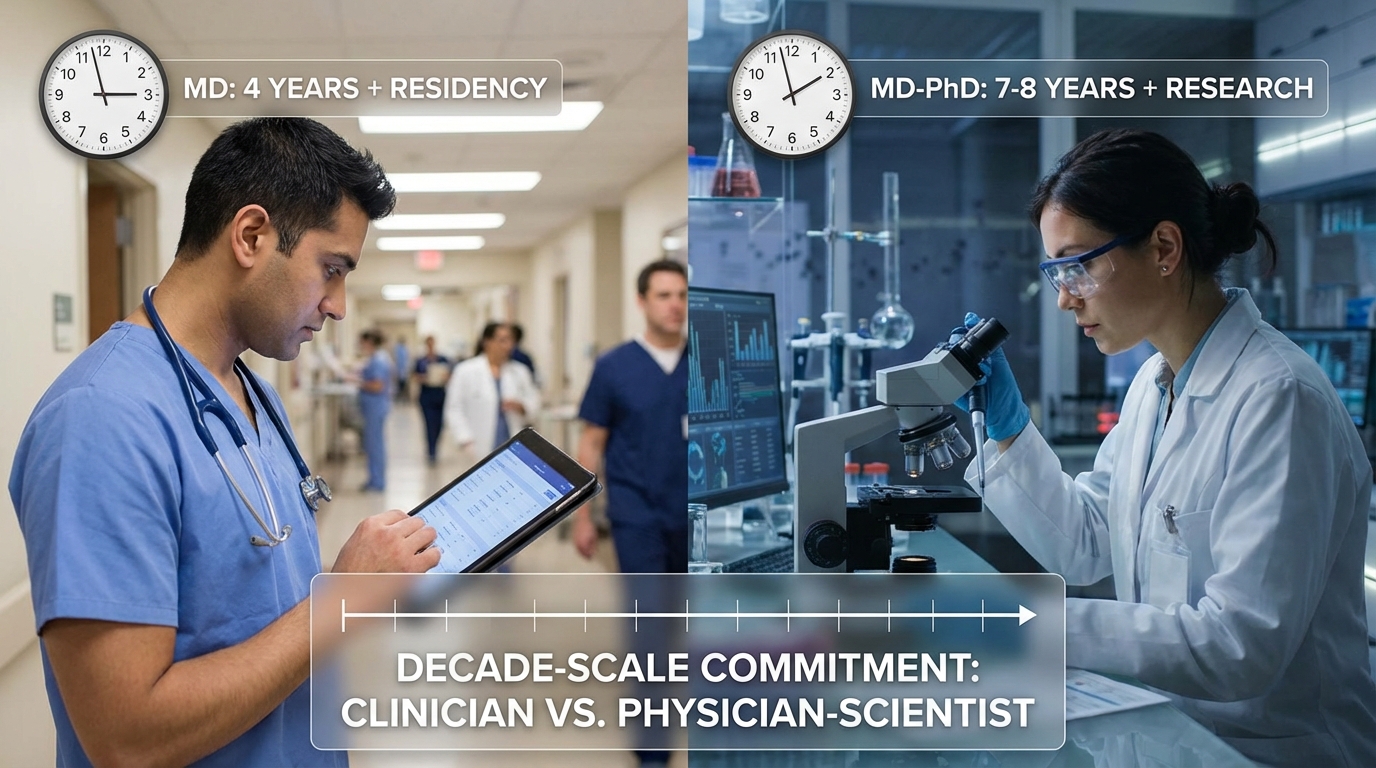 MD vs MD-PhD: